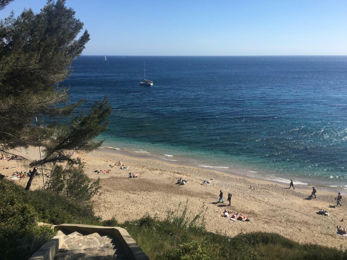 **** Beau T2 De 40 M2, Jardin De 70M2, Au Calme, A 50 Metres De La Plage Le Pradet Zewnętrze zdjęcie