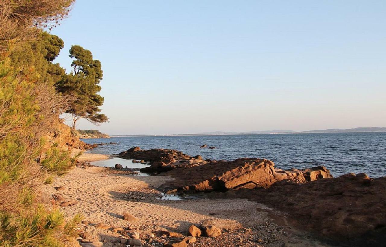 **** Beau T2 De 40 M2, Jardin De 70M2, Au Calme, A 50 Metres De La Plage Le Pradet Zewnętrze zdjęcie